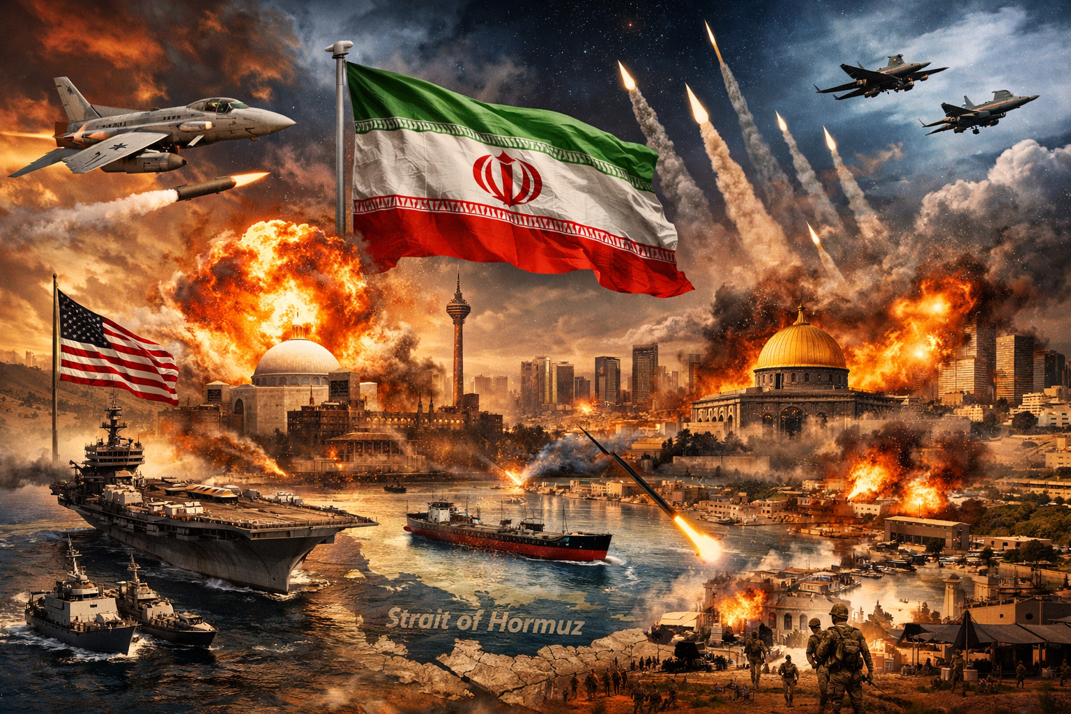 पश्चिम एशिया कगार पर